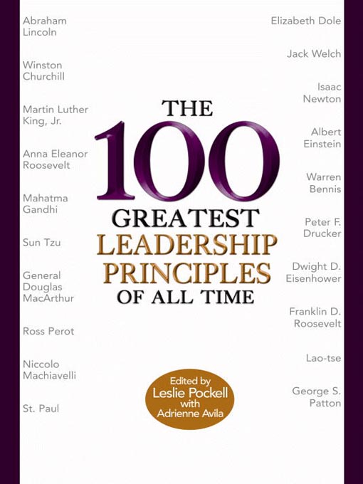 Title details for The 100 Greatest Leadership Principles of All Time by Leslie Pockell - Available